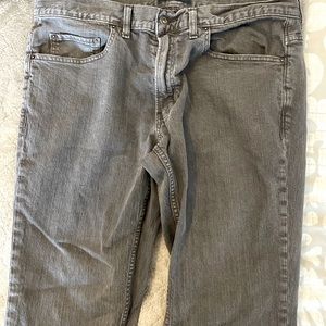 Gray slim fit jeans 34x30